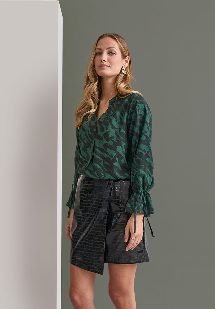 Peppercorn PCCarmina Blouse Blouse 4112P Jungle Green Print