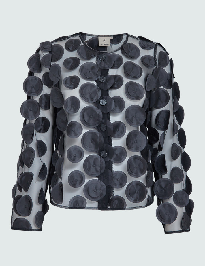 Peppercorn PCCaroline Long Sleeve Jacket Jacket 9000 Black