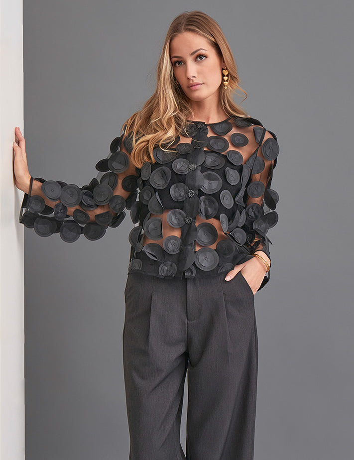 Peppercorn PCCaroline Long Sleeve Jacket Jacket 9000 Black