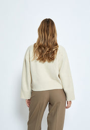 Peppercorn PCCeleste GRS V-Neck Knit Pullover Pullover 0202 Whitecap Grey