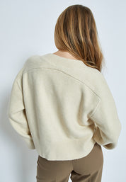 Peppercorn PCCeleste GRS V-Neck Knit Pullover Pullover 0202 Whitecap Grey