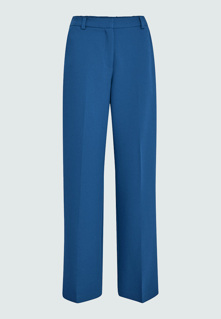 Peppercorn PCDelia Mid Waisted Straight Pant Pant 5007 Palace Blue