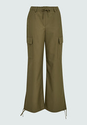 Peppercorn PCDemi Mid Waisted Wide Leg Pant Pant 6012 Kangaroo Brown