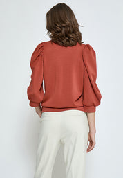 Peppercorn PCDicette Blouse Blouse 4086 Red Ochre