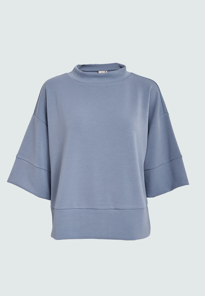 Peppercorn PCDicette Sweat Blouse 1039 FADED DENIM