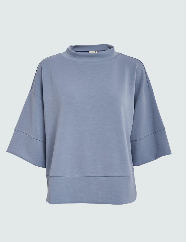Peppercorn PCDicette Sweat Blouse 1039 FADED DENIM