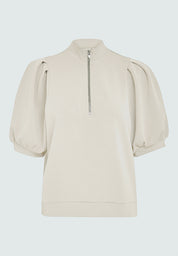 Peppercorn PCDicette Zip Sweat Sweatshirt 0265 Sandshell