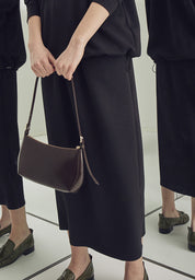 Peppercorn PCDicette long skirt Skirt 9000 Black