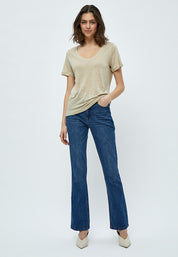 Peppercorn PCDicte V T-Shirt T-Shirt 2105 Feather Gray