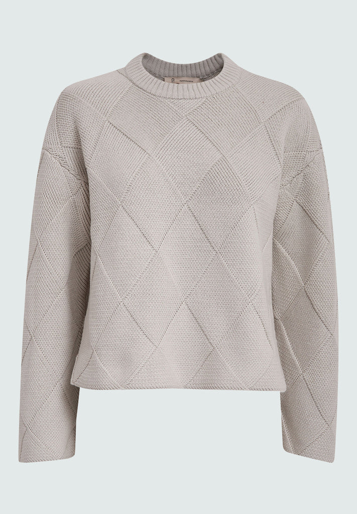 Peppercorn PCFay O-Neck Pullover Pullover 2213 Silver Birch