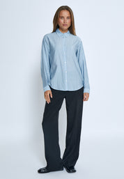 Peppercorn PCFelia Striped Shirt Shirt 520S Allure Blue Stripe