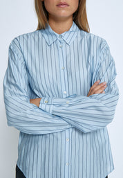 Peppercorn PCFelia Striped Shirt Shirt 520S Allure Blue Stripe