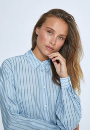 Peppercorn PCFelia Striped Shirt Shirt 520S Allure Blue Stripe