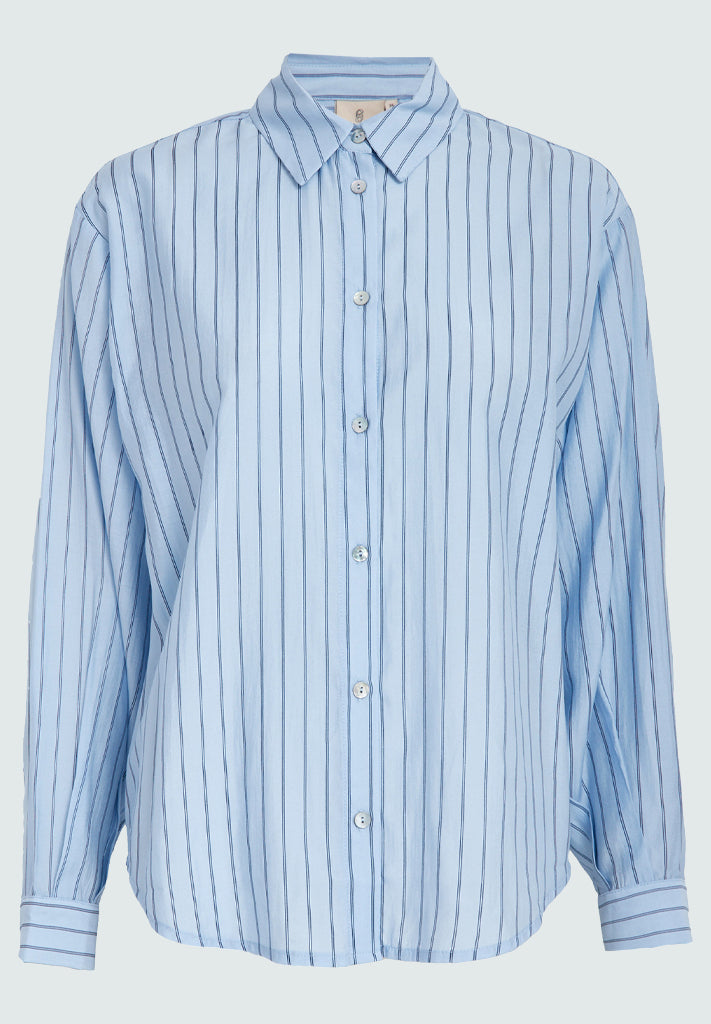 Peppercorn PCFelia Striped Shirt Shirt 520S Allure Blue Stripe