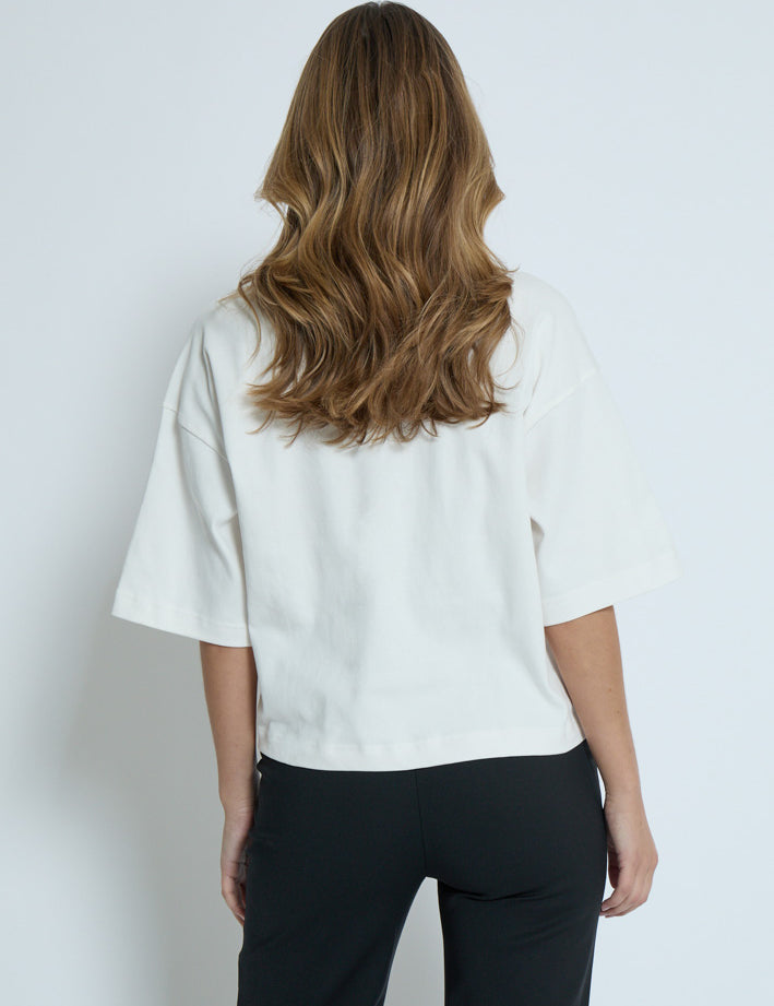 Peppercorn PCFiola GOTS T-shirt T-Shirt 235 Cloud Dancer
