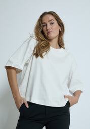 Peppercorn PCFiola GOTS T-shirt T-Shirt 235 Cloud Dancer