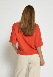 Peppercorn PCFiola GOTS T-shirt T-Shirt 4174 Hot Coral