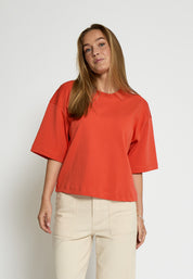 Peppercorn PCFiola GOTS T-shirt T-Shirt 4174 Hot Coral