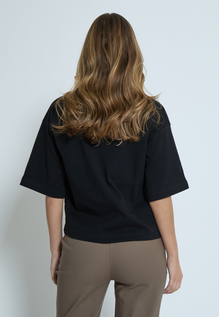 Peppercorn PCFiola GOTS T-shirt T-Shirt 9000 Black