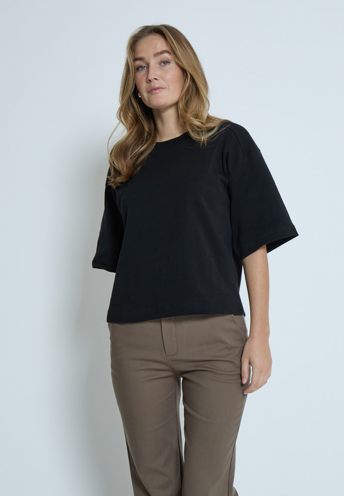 Peppercorn PCFiola GOTS T-shirt T-Shirt 9000 Black