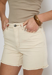 Peppercorn PCFione Jeans Shorts Shorts 0123 Almond Milk