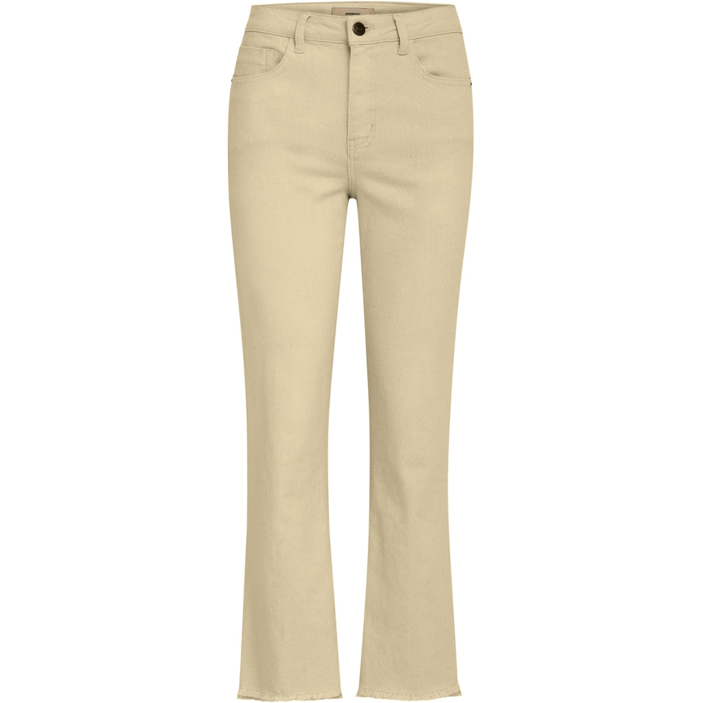 Peppercorn PCFione MW Cropped Jeans Jeans 4363 Safari Sand