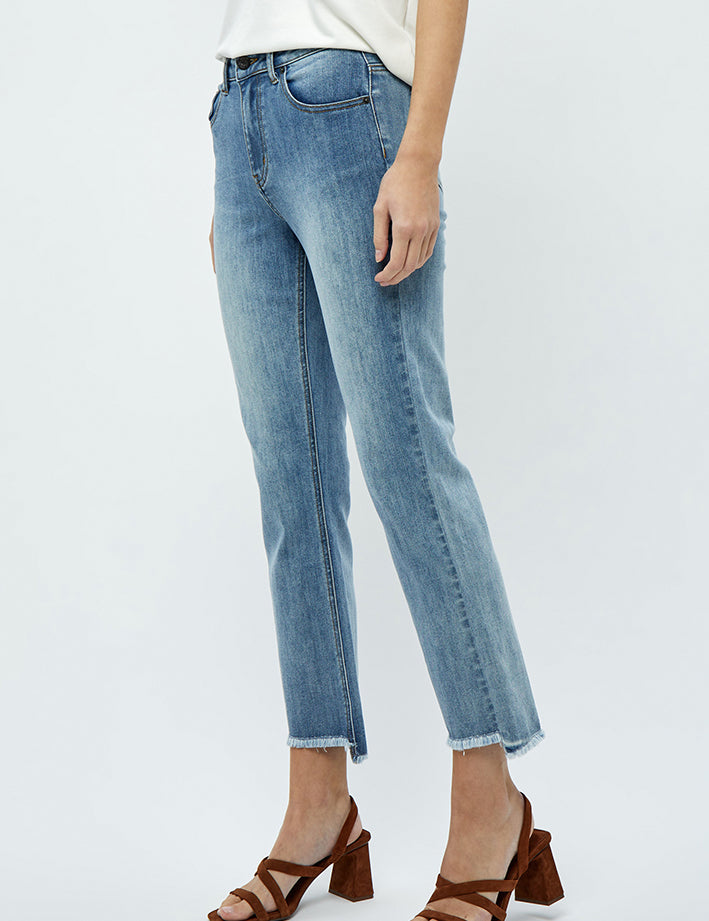 Peppercorn PCFione MW Denim Jeans Jeans 9600 Light Blue Wash
