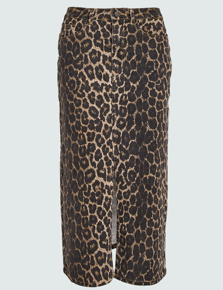 Peppercorn PCFione Skirt Skirt 9168P Leopard Print