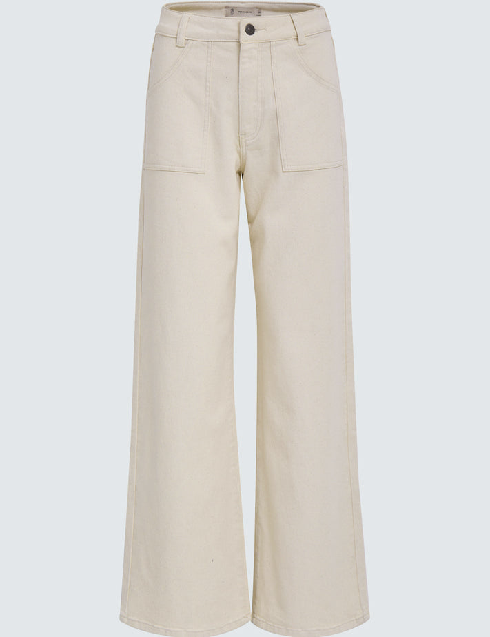Peppercorn PCFione Straight Jeans Jeans 0023 Seedpearl Cream