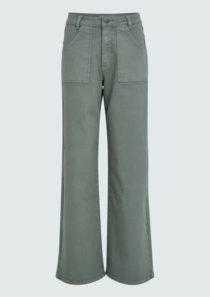 Peppercorn PCFione Straight Jeans Jeans 3790 Hedge Green