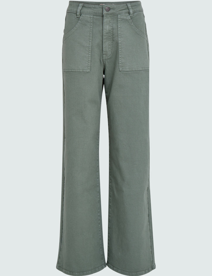 Peppercorn PCFione Straight Jeans Jeans 3790 Hedge Green