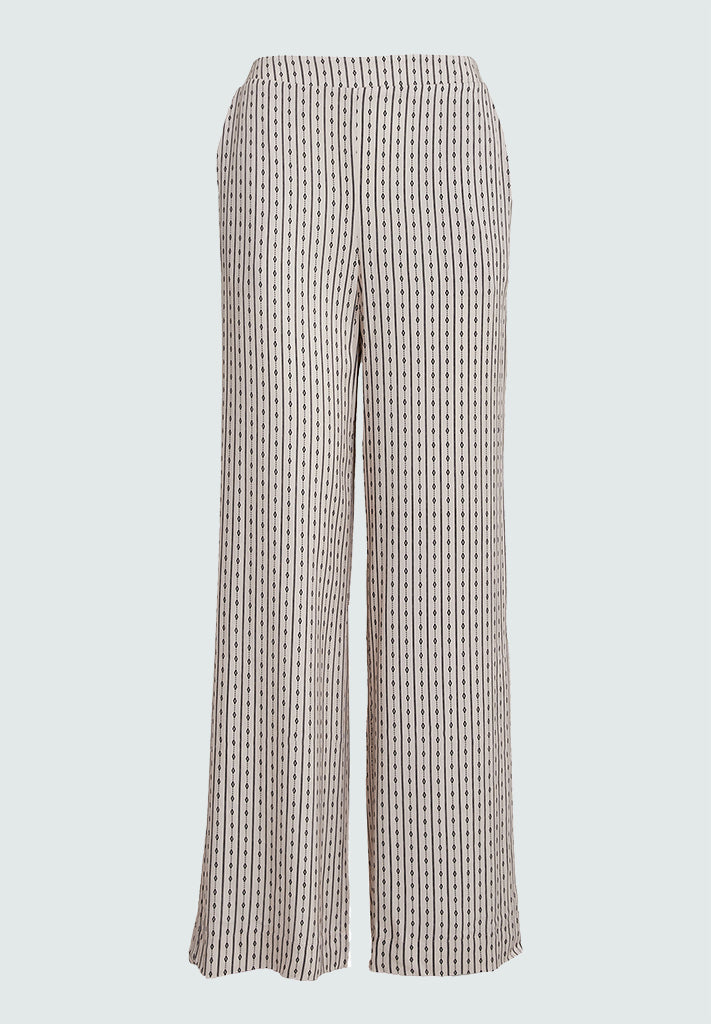 Peppercorn PCGabriella Pant Pant 0202P Whitecap Cream Print