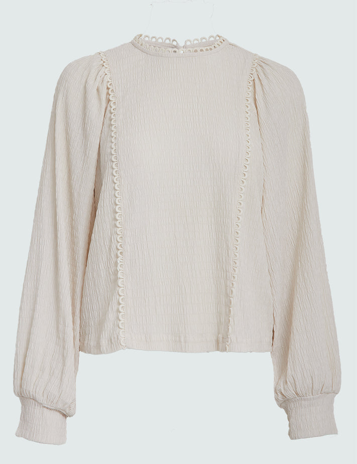 Peppercorn PCGillian Blouse Blouse 0202 Whitecap Grey