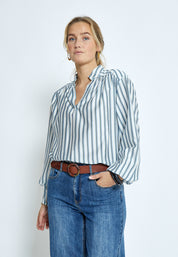 Peppercorn PCGiril Blouse Blouse 1039S FADED DENIM ST