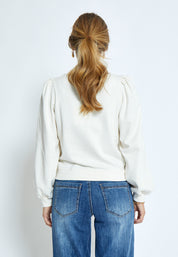 Peppercorn PCGloria GOTS Sweatshirt Sweatshirt 0011 Gardenia