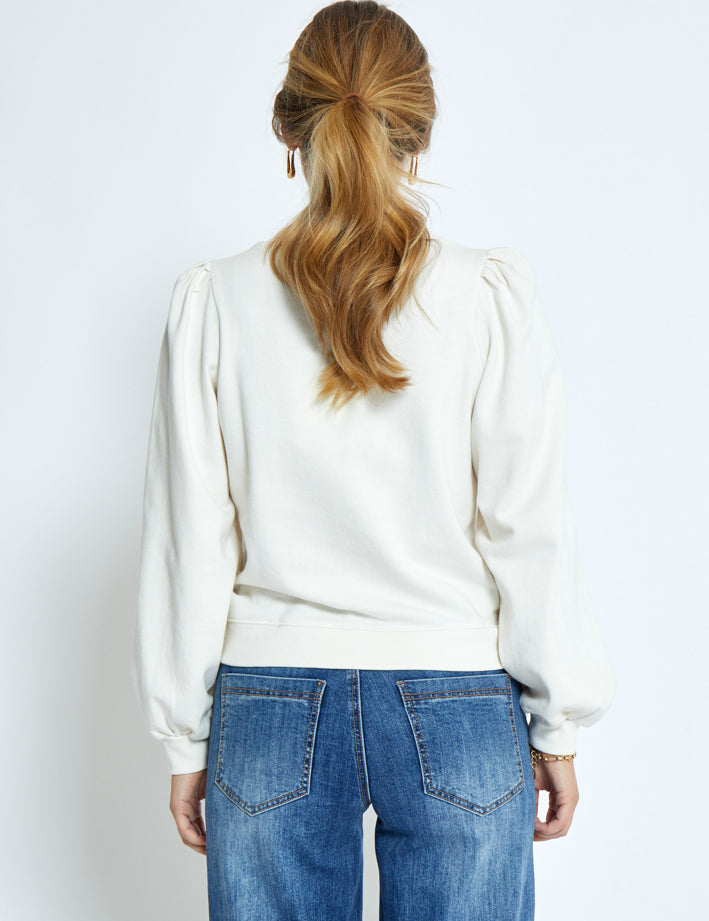 Peppercorn PCGloria GOTS Sweatshirt Sweatshirt 0011 Gardenia