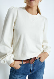 Peppercorn PCGloria GOTS Sweatshirt Sweatshirt 0011 Gardenia