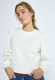 Peppercorn PCGloria GOTS Sweatshirt Sweatshirt 0011 Gardenia