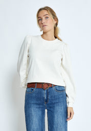 Peppercorn PCGloria GOTS Sweatshirt Sweatshirt 0011 Gardenia