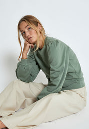 Peppercorn PCGloria GOTS Sweatshirt Sweatshirt 3790 Hedge Green