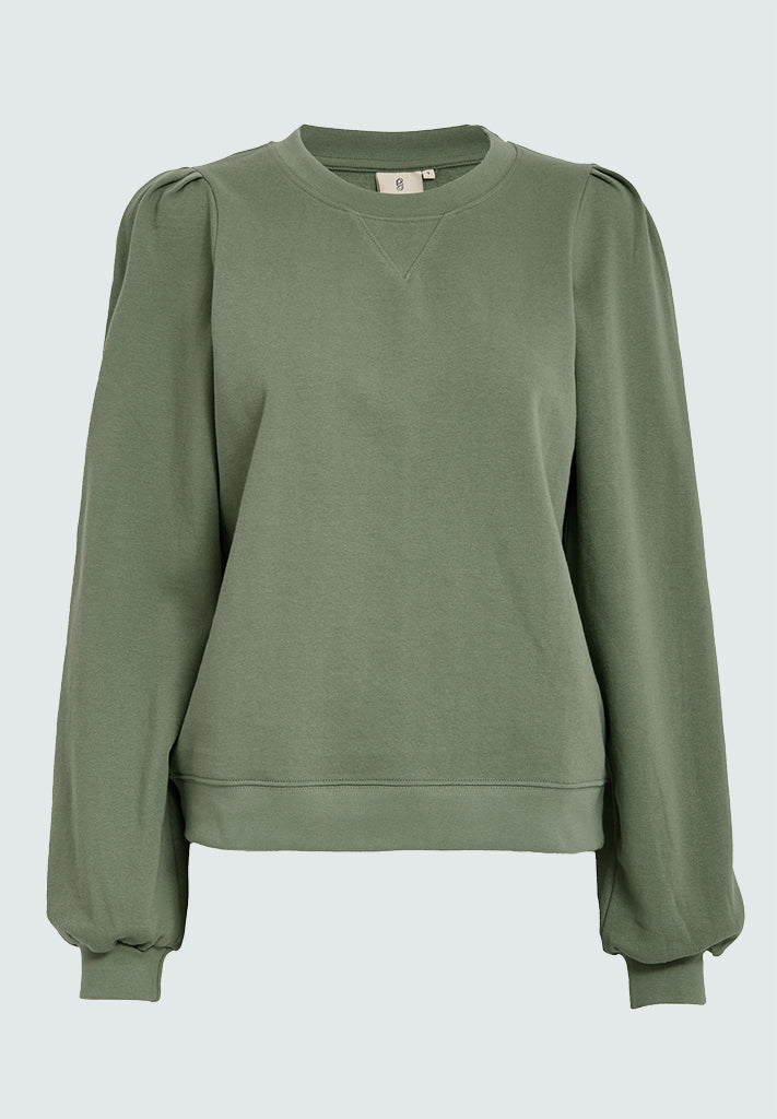 Peppercorn PCGloria GOTS Sweatshirt Sweatshirt 3790 Hedge Green