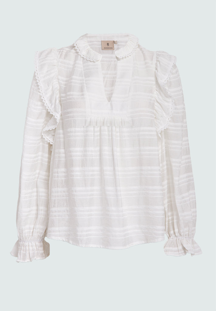 Peppercorn PCGry Blouse Blouse 0011 Gardenia