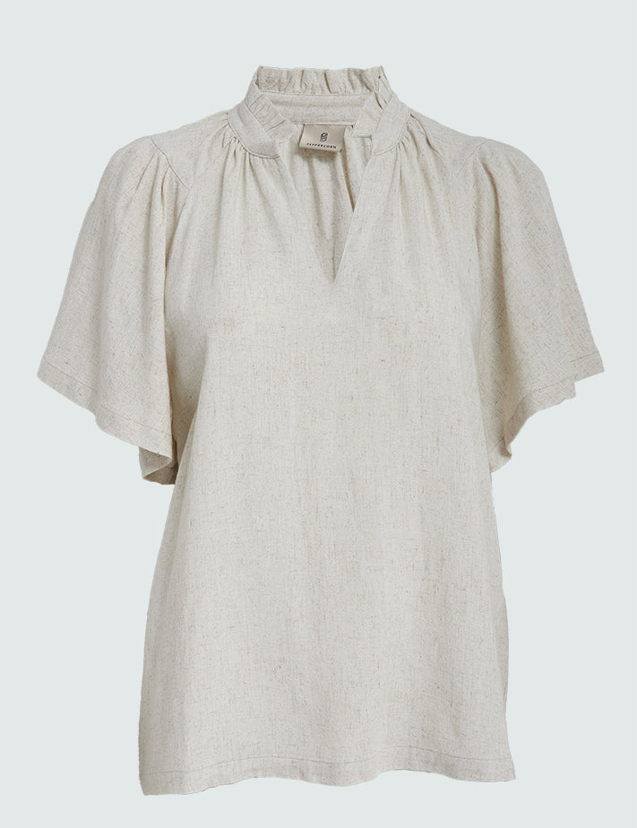 Peppercorn PCHannah Blouse Blouse 0202M Whitecap Grey mel