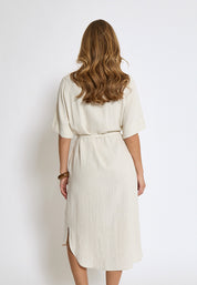 Peppercorn PCHannah Shirt Dress Dress 0202M Whitecap Grey mel