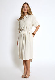 Peppercorn PCHannah Shirt Dress Dress 0202M Whitecap Grey mel