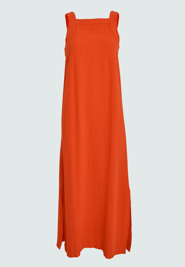 Peppercorn PCHannah Strap Dress Dress 4174 Hot Coral