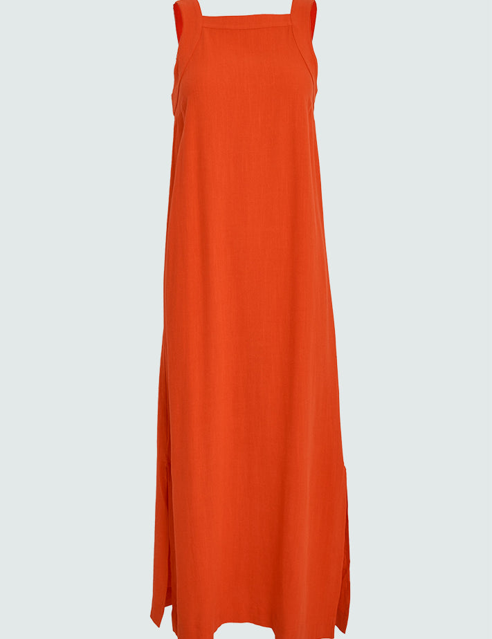 Peppercorn PCHannah Strap Dress Dress 4174 Hot Coral
