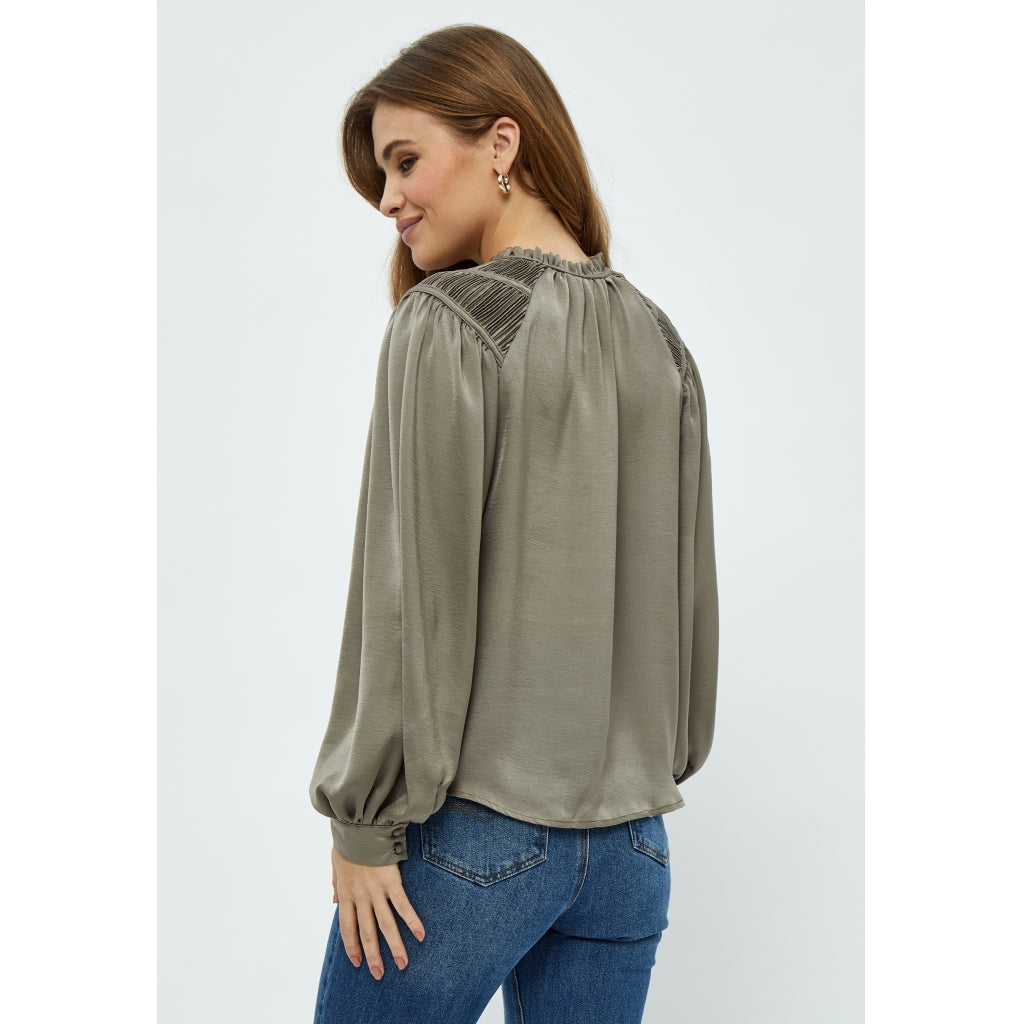 Peppercorn PCHaze Blouse Blouse 0178M Winter Twig Sand Melange