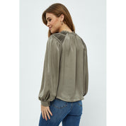 Peppercorn PCHaze Blouse Blouse 0178M Winter Twig Sand Melange