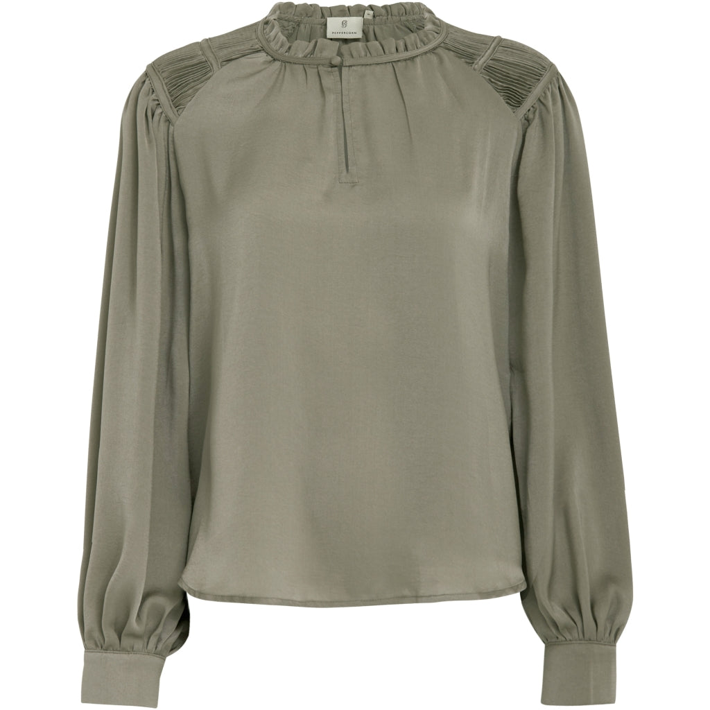 Peppercorn PCHaze Blouse Blouse 0178M Winter Twig Sand Melange